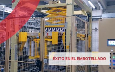 Éxito en el embotellado: Cómo un gigante de bebidas aumentó su eficiencia en un 40% con el envolvedor Saturn S8 de MOVITEC